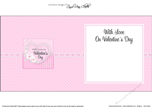 A Touch of Elegance Valentines Day Flowers, Lace & Pearls - square landscape insert