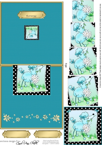 Cute Little Poodle - No-Hole Over the Edge with a spiral pyramid