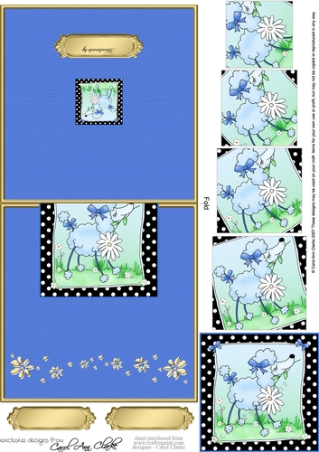 Cute Little Poodle - No-Hole Over the Edge with a spiral pyramid