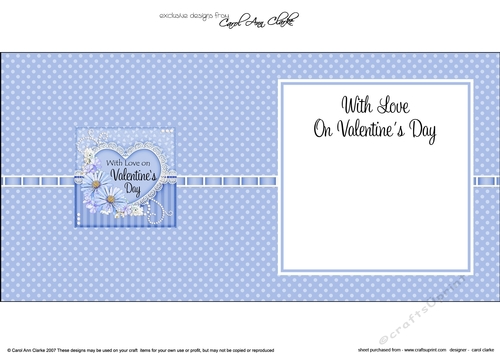 A Touch of Elegance Valentines Day Flowers, Lace & Pearls - square landscape insert