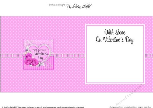 A Touch of Elegance Valentines Day Flowers, Lace & Pearls - square landscape insert