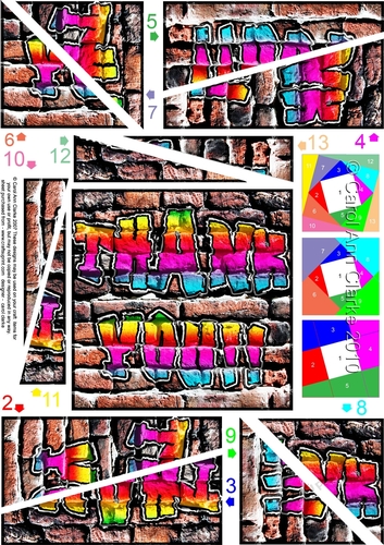 Thank You! - Graffiti Twisted Spiral Side Stacker