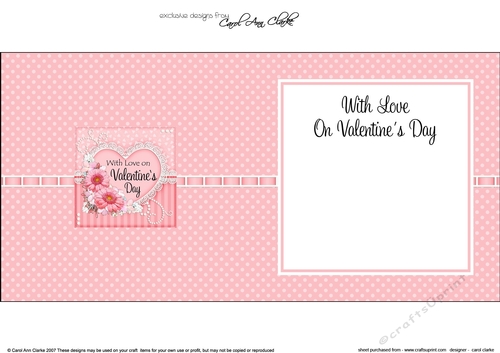 A Touch of Elegance Valentines Day Flowers, Lace & Pearls - square landscape insert