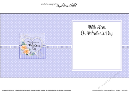 A Touch of Elegance Valentines Day Flowers, Lace & Pearls - square landscape insert