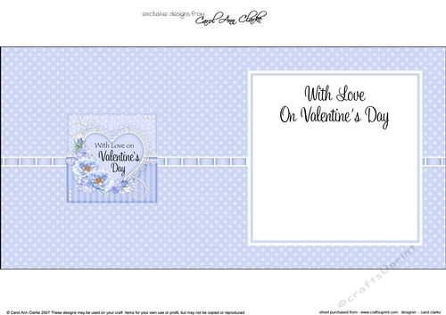 A Touch of Elegance Valentines Day Flowers, Lace & Pearls - square landscape insert