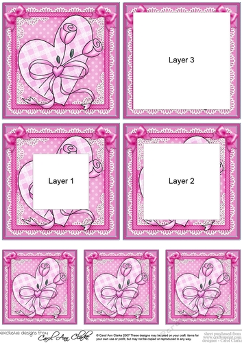 Loving Heart - Twisted Tunnel Topper