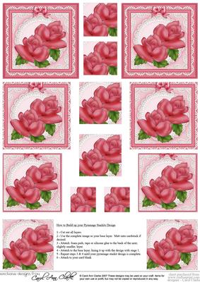 Just Roses Pyramage Sheet
