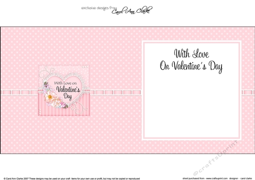 A Touch of Elegance Valentines Day Flowers, Lace & Pearls - square landscape insert