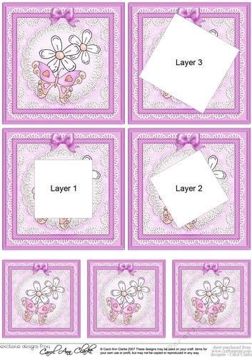 Fluttery Butterfly & Daisies Twisted Tunnel Topper