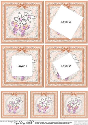 Fluttery Butterfly & Daisies Twisted Tunnel Topper