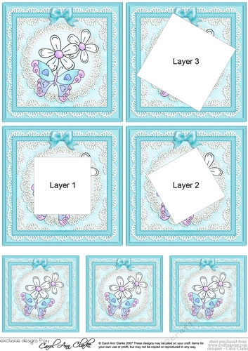 Fluttery Butterfly & Daisies Twisted Tunnel Topper