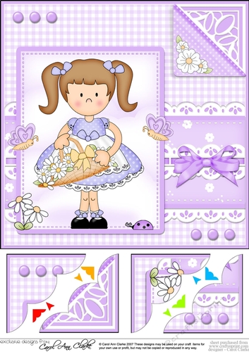 Cute Girlz & Lace Scalloped Corner Topper