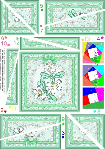 Dreamy Dragonflies & Daisies - Twisted Spiral Side Stacker