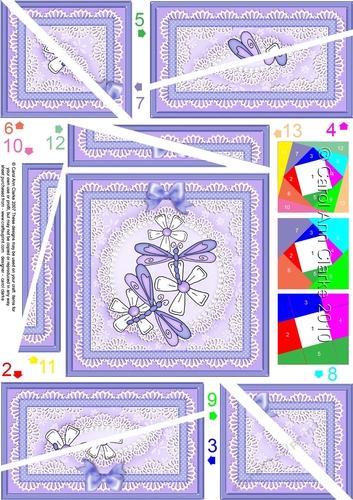 Dreamy Dragonflies & Daisies - Twisted Spiral Side Stacker