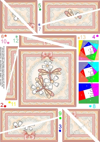 Dreamy Dragonflies & Daisies - Twisted Spiral Side Stacker