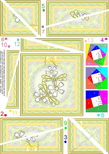 Dreamy Dragonflies & Daisies - Twisted Spiral Side Stacker