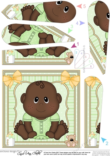 Cute Ethnic New Baby Fan Pyramage Topper