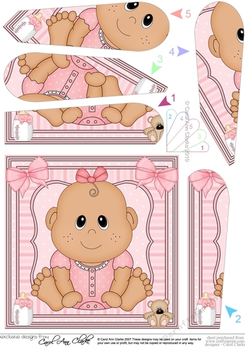 Cute Ethnic New Baby Girl Fan Pyramage Topper