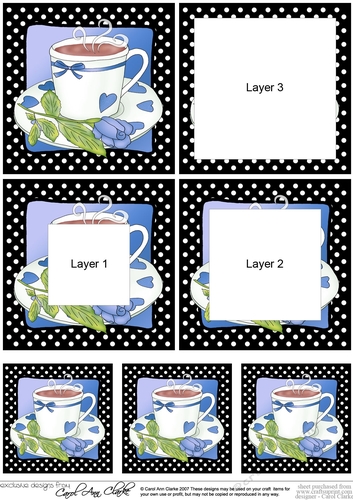 Time for Tea  - Tunnel Topper