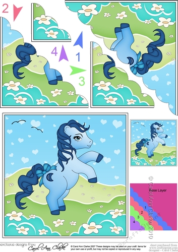 My Cute Little Pony Scalloped Corner Stacker