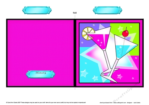 Lets Celebrate - Quick Cut and Fold Card