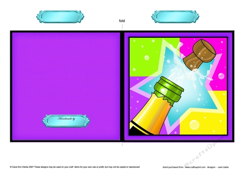 Lets Celebrate - Quick Cut and Fold Card