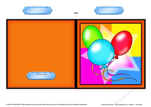 Lets Celebrate - Quick Cut and Fold Card