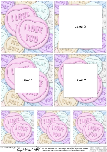 I Love You Sweet Heart - Tunnel Topper