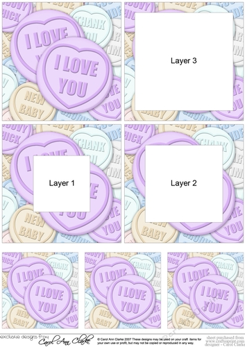 I Love You Sweet Heart - Tunnel Topper