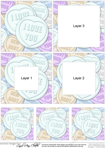 I Love You Sweet Heart - Tunnel Topper