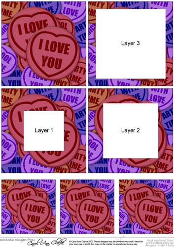 I Love You Sweet Heart - Tunnel Topper