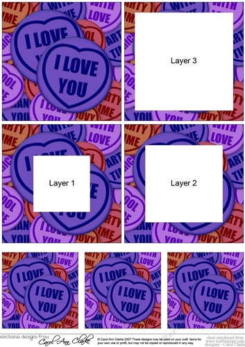 I Love You Sweet Heart - Tunnel Topper