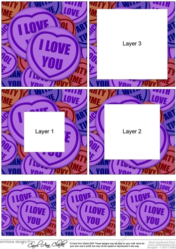 I Love You Sweet Heart - Tunnel Topper