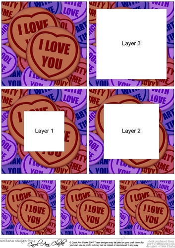 I Love You Sweet Heart - Tunnel Topper