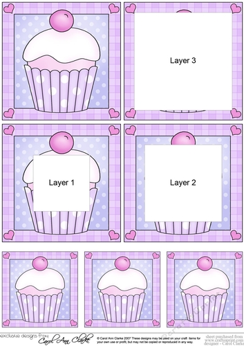 Sweet Treats Cupcake -  Tunnel Topper