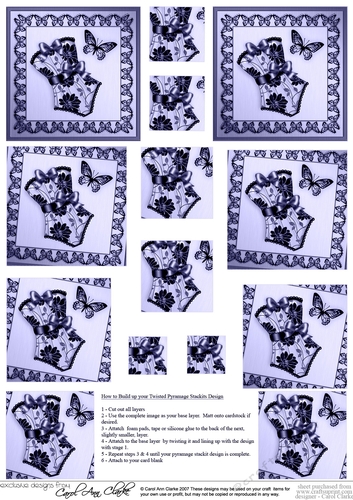 Elegant Boudoir Twisted Pyramage Sheet