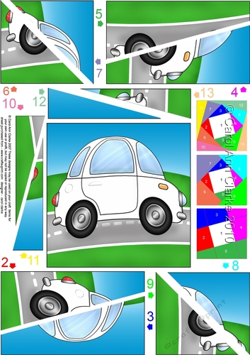 Funky Car Twisted Spiral Side Stacker