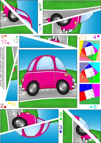 Funky Car Twisted Spiral Side Stacker