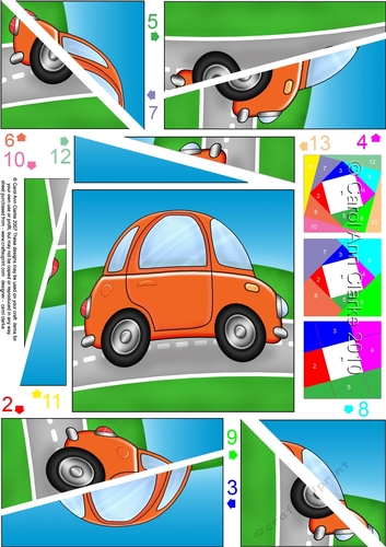 Funky Car Twisted Spiral Side Stacker