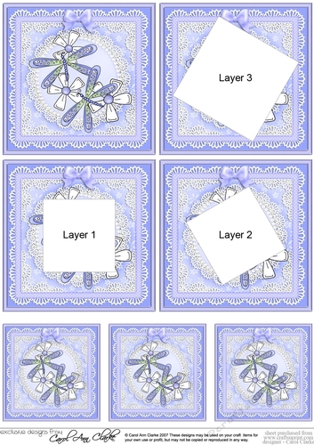 Dreamy Dragonflies with Daisies - Twisted Tunnel Topper
