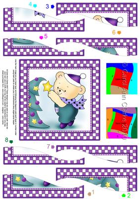 Robert's Christmas Tree Quick Card Wavy Spiral Side Stacker