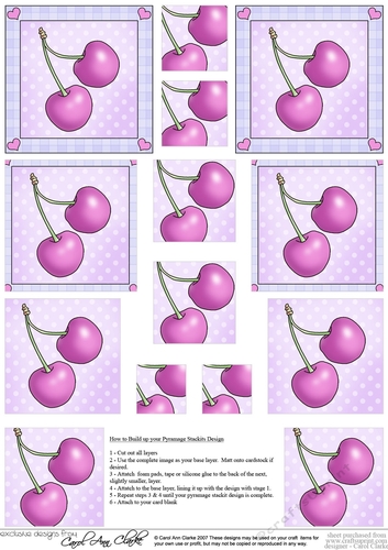 Sweet Treats - Pyramage sheet