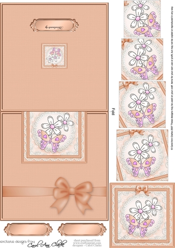 Fluttery Butterfly - No-Hole Over the Edge & spiral pyramid