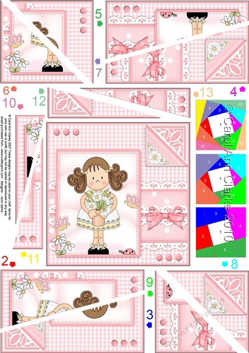Cute Girlz & Lace Twisted Spiral Side Stacker