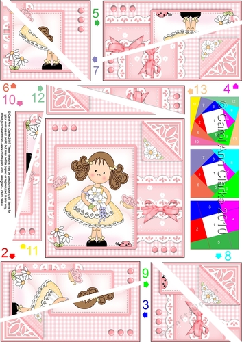 Cute Girlz & Lace Twisted Spiral Side Stacker