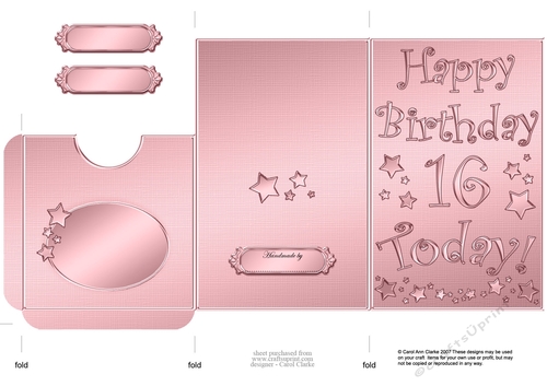 Elegant Metallic 16th Birthday Lottery Wallet Card