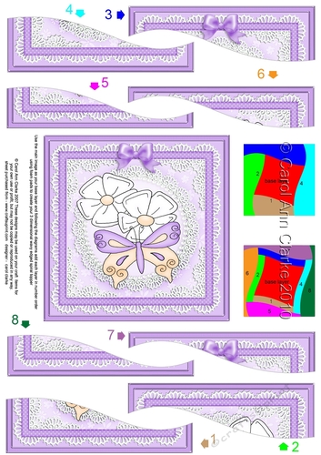 Fluttery Butterfly - Quick Card Wavy Spiral Side Stacker