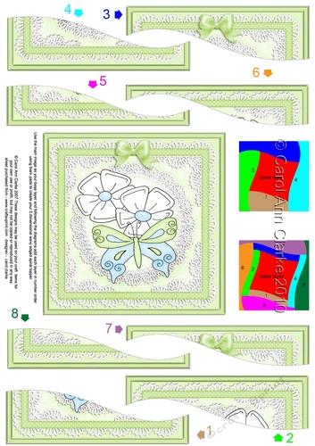 Fluttery Butterfly - Quick Card Wavy Spiral Side Stacker