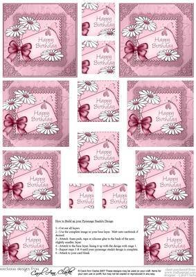 Daisies on Metallic Lace Pyramage Sheet