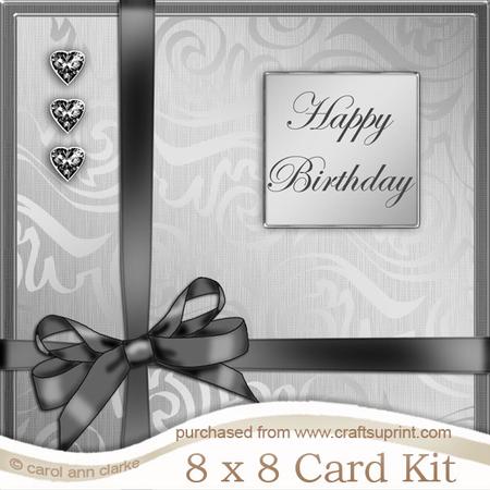 8 x 8 Elegant Flourish Kit with 3D Decoupage